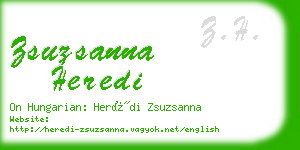 zsuzsanna heredi business card